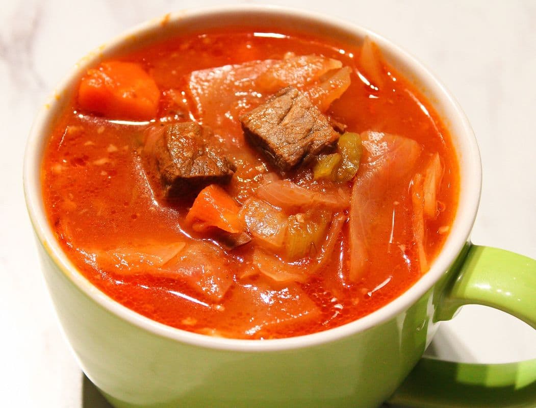 Cup Cabbage Borscht