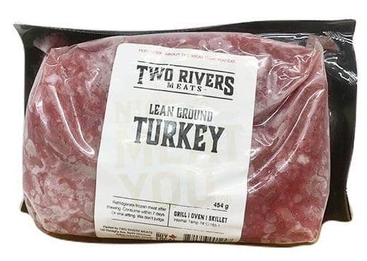 TWO RIVERS GROUND TURKEY 1LB (FROZEN)