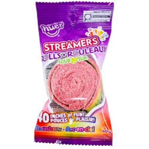 Huer Streamers Arc-en-Ciel Sur 40g/ Huer Rainbow Streamers Sour 40g