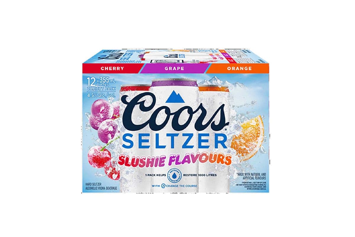COORS SELTZER SLUSHIE MIXER PACK (12 x 355)