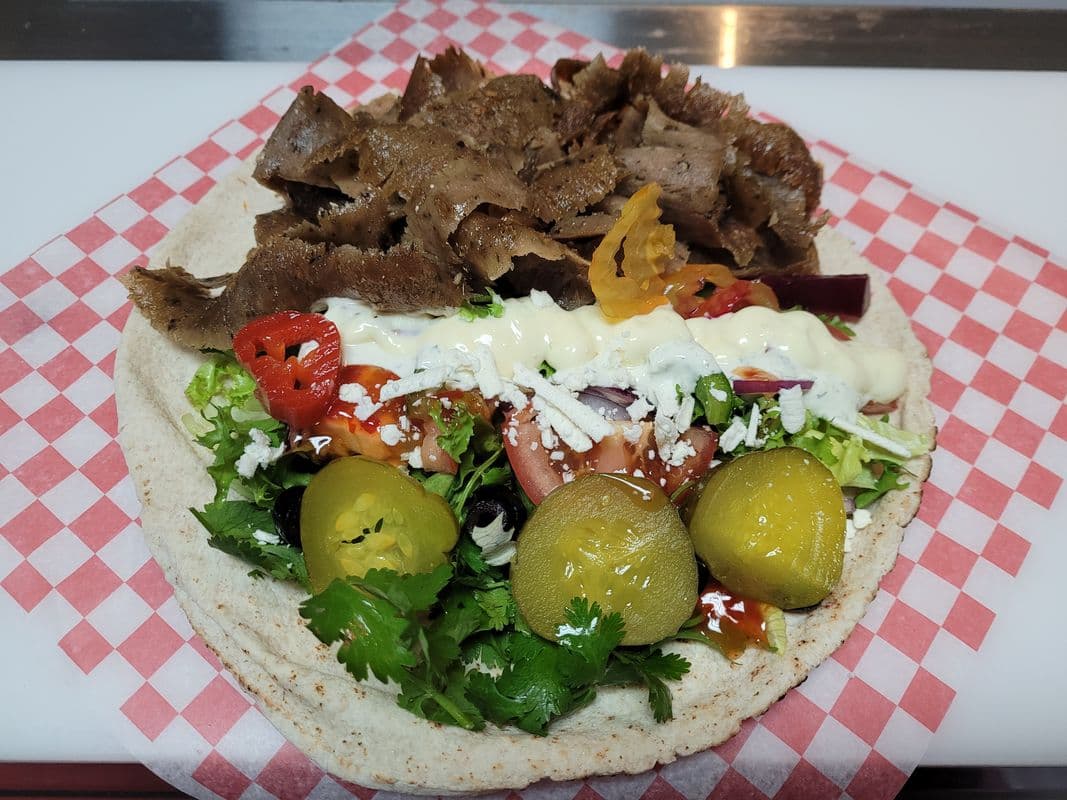 Large Beef Shawarma Pita Wrap