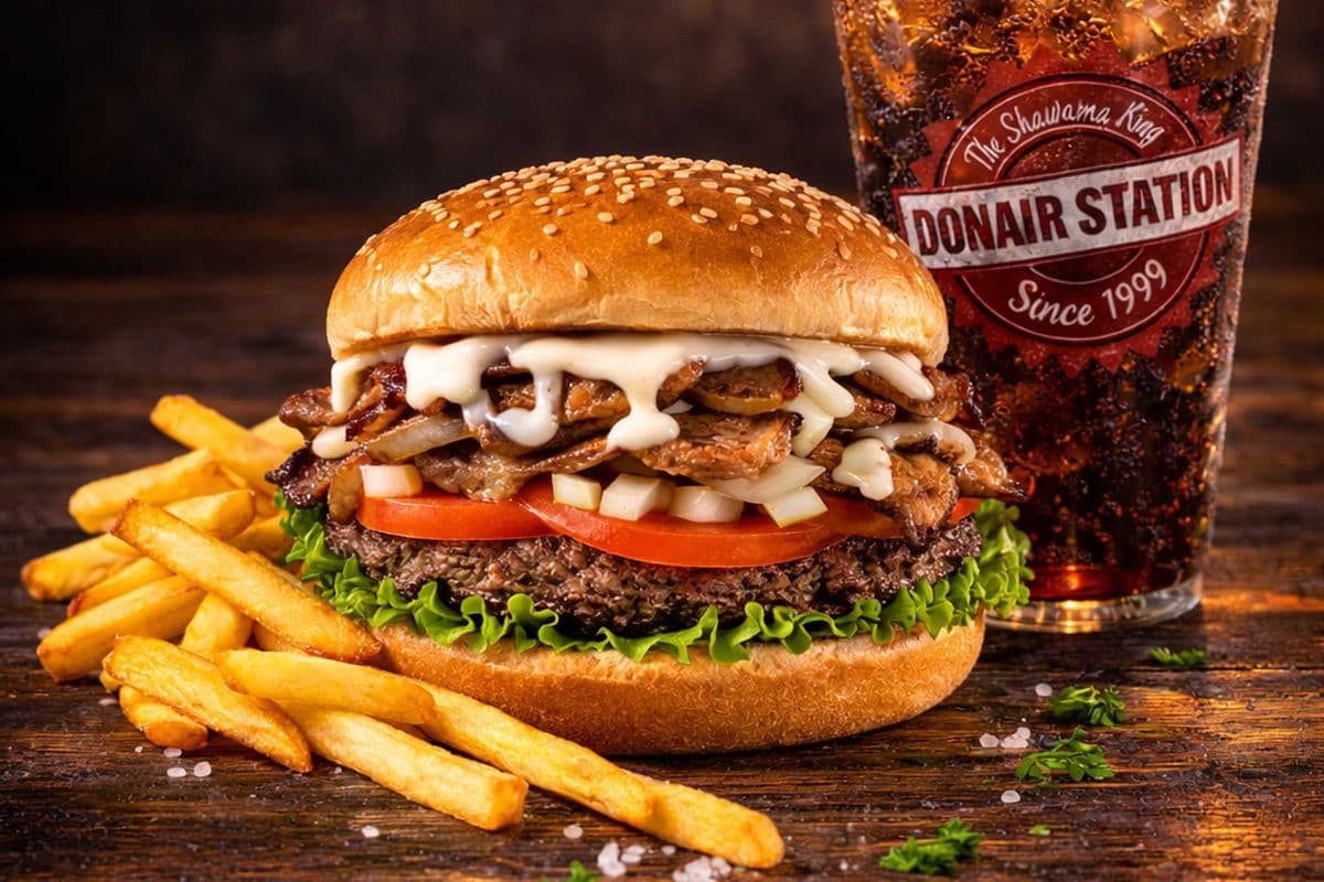 Donair Burger Combo