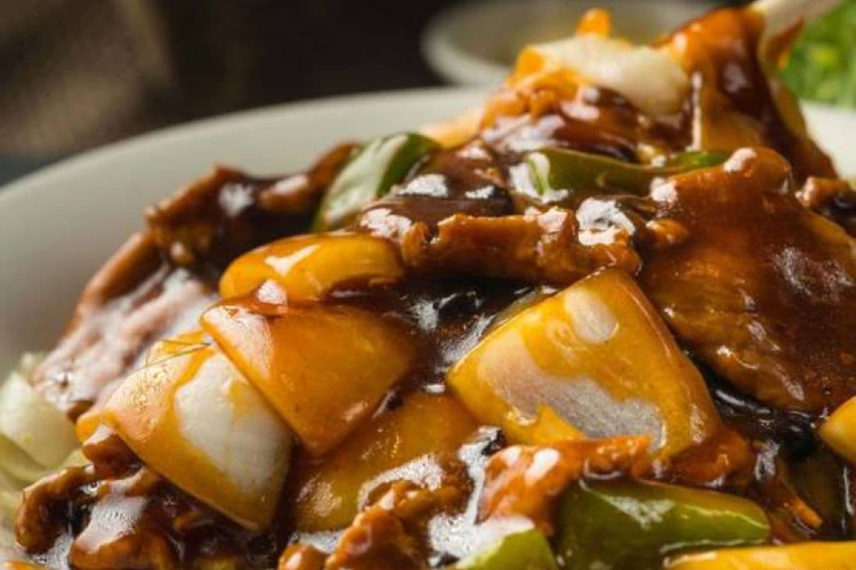Beef with Black Bean Sauce Fried Noodle