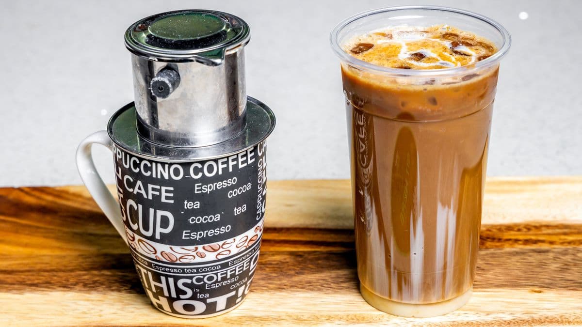 59. Vietnamese Iced Coffee with Sweet Condensed Milk / Cà Phê Sữa Đá