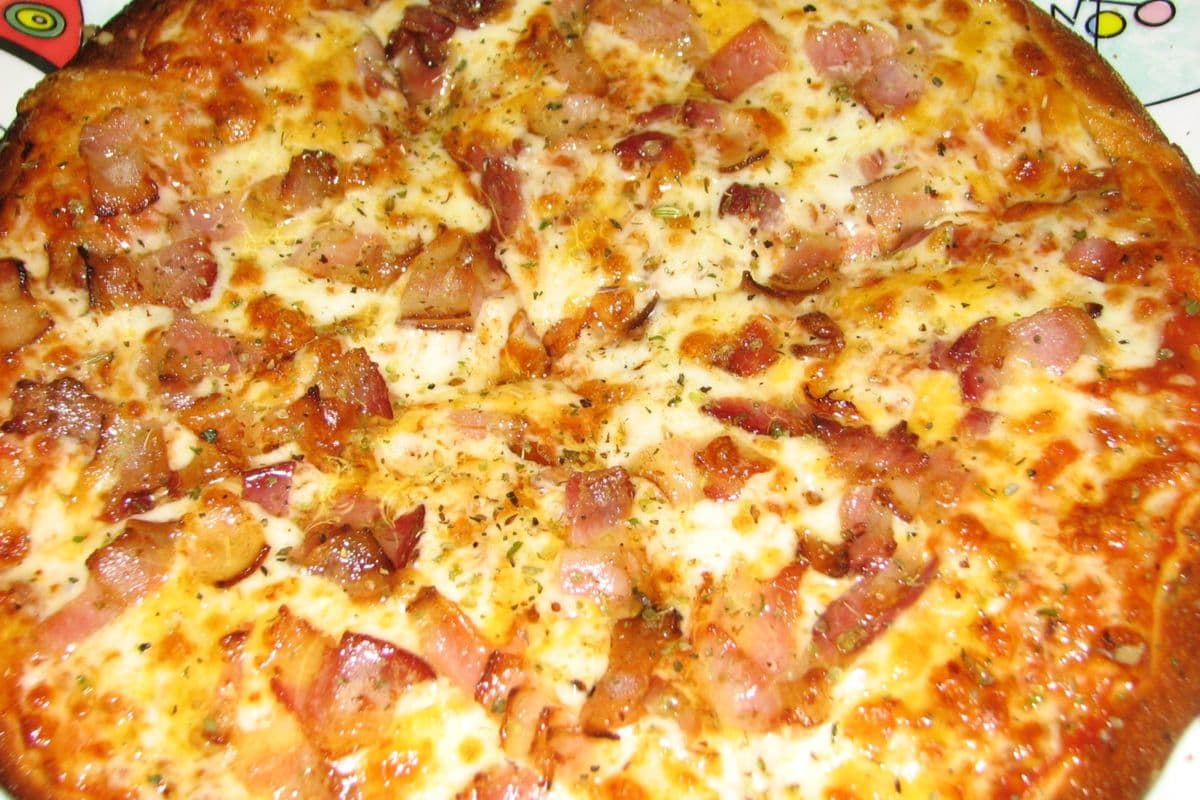 14" Pizza fromage bacon