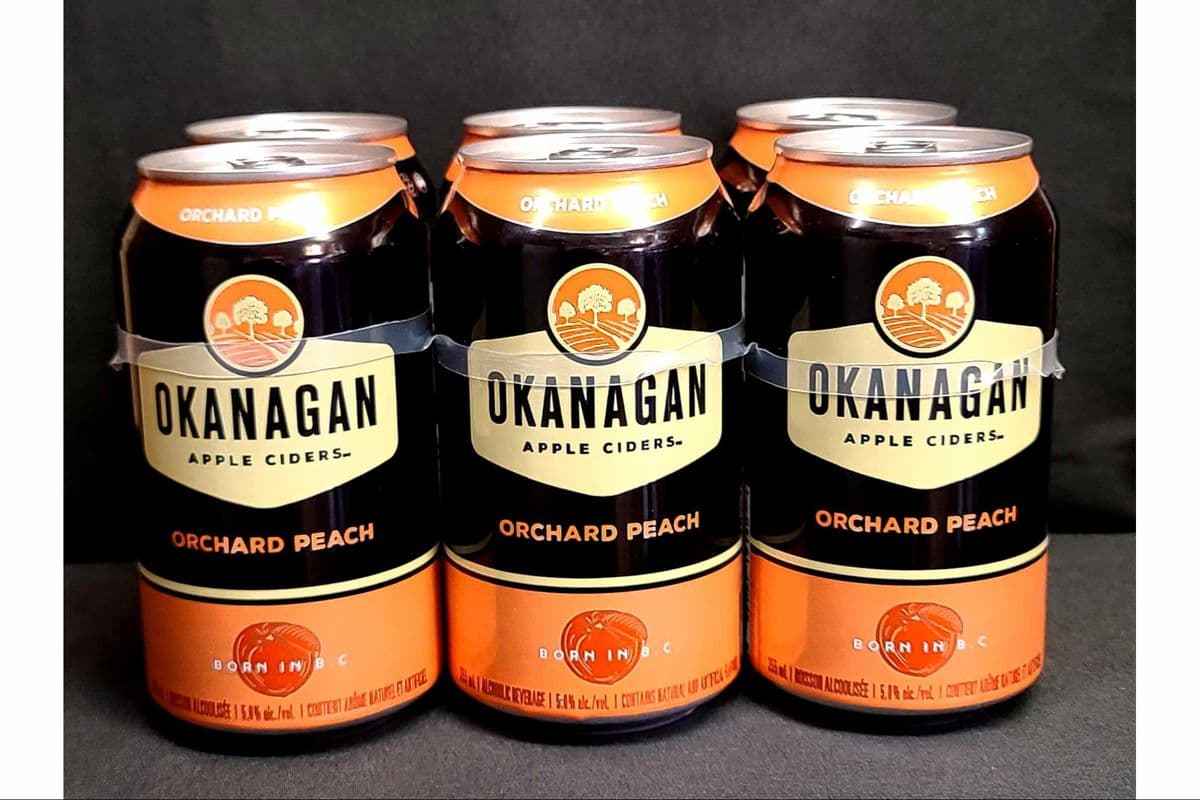 Okanagan Cider Orchard Peach(6 Cans) (6 x 355mls cans)