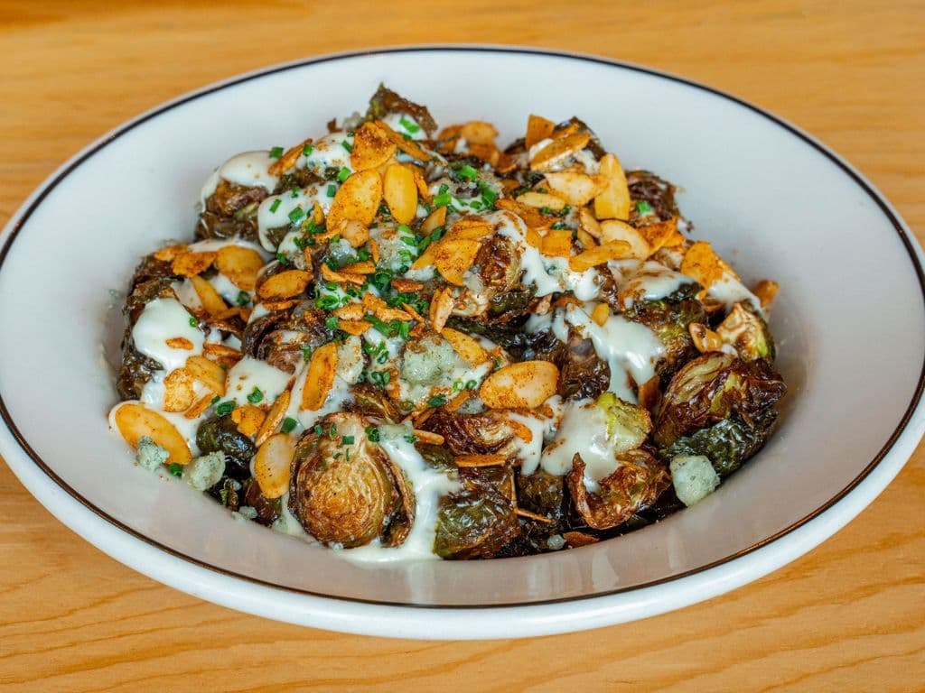 Devilled brussel sprouts