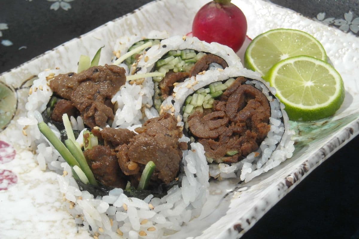 Teriyaki Beef Roll