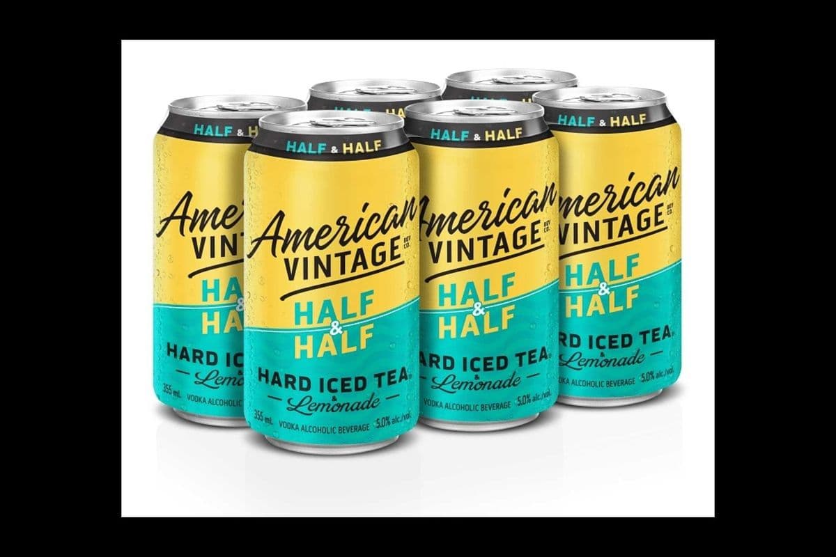 AMERICAN VINTAGE ICED TEA HALF & HALF (6 x 355ML CANS) (6 x 355ML)
