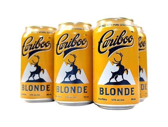 Cariboo Blonde 6can, 355mL domestic (5.50% ABV)