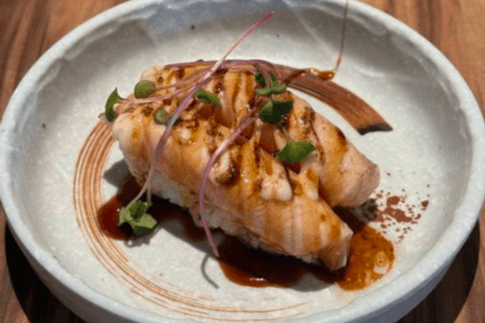 Fire Salmon Sushi