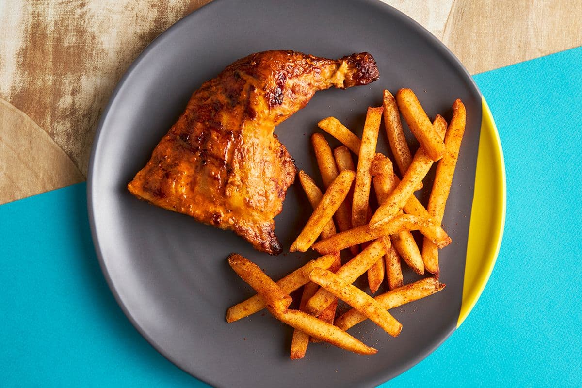 1/4 Chicken (Leg) with One Regular Side
