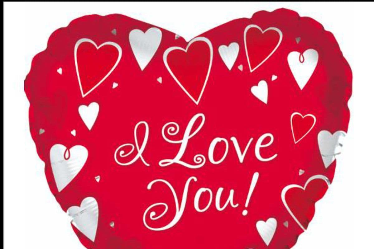 9 Inch I Love You Balloon - Add on