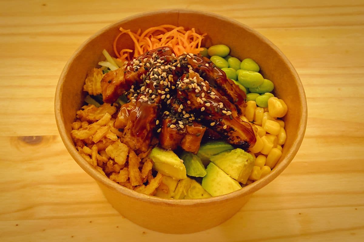 Chicken Teriyaki Poke Bowl