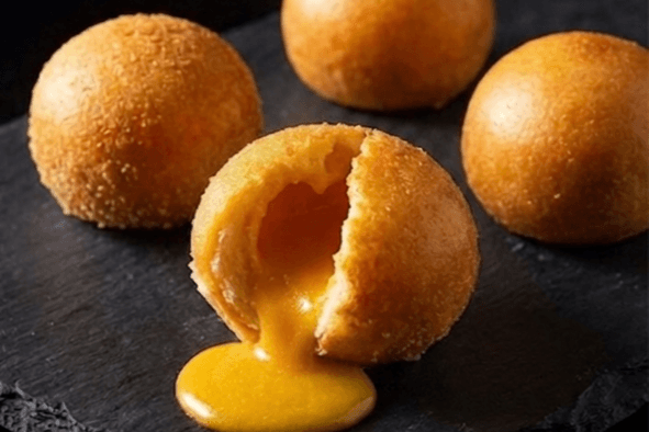 (4pcs)Deep fried Golden Lava Bun