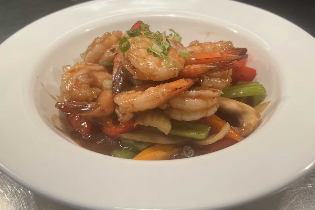 Prawns in Garlic and Black Bean Sauce