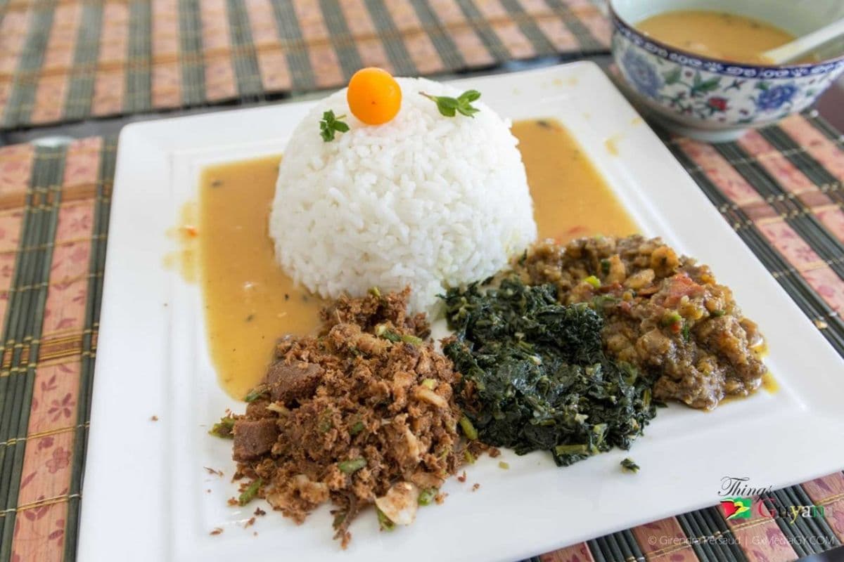 Rice, Dhal, and Smoked Herring