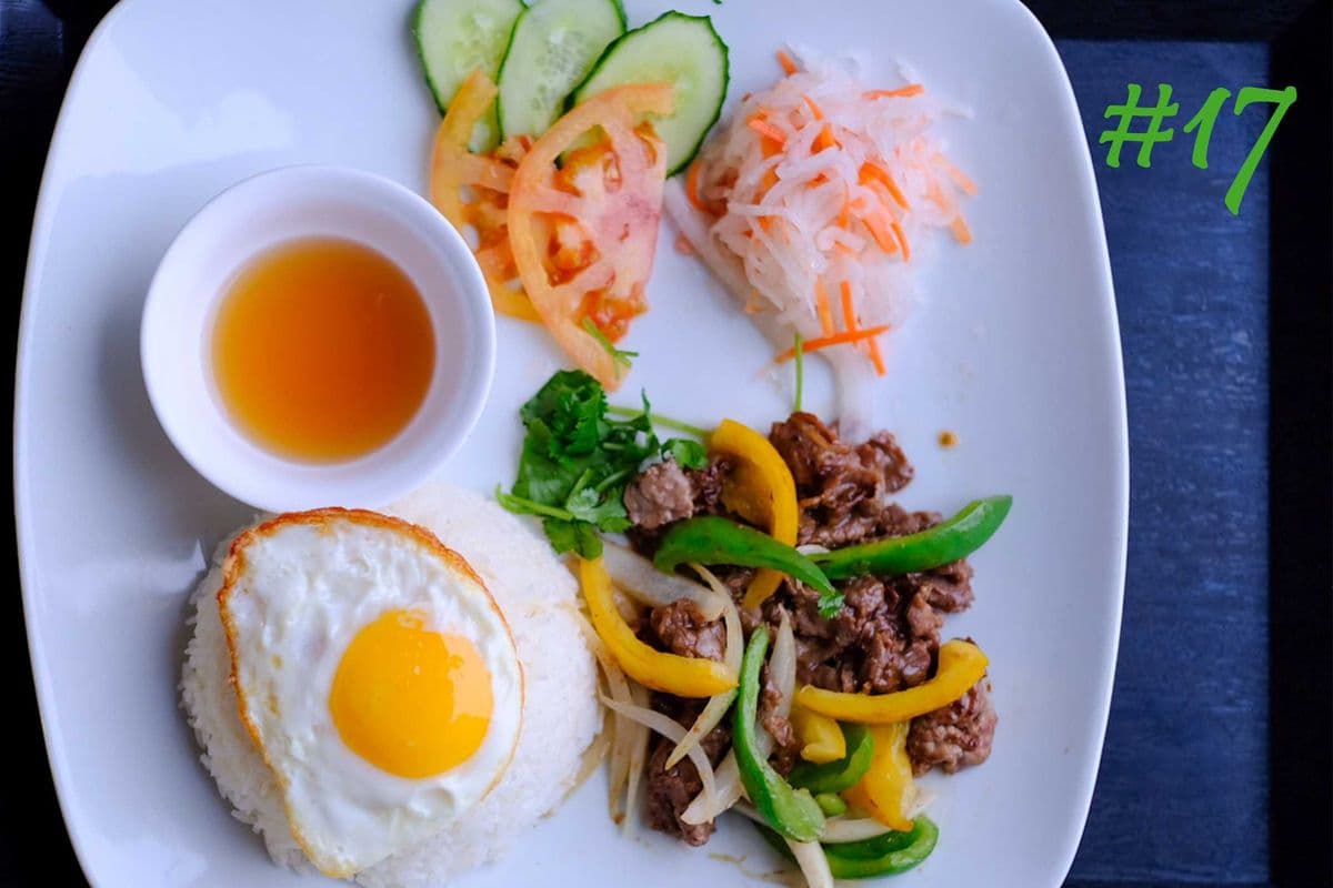 C3. Pan Fried Beef With Rice
