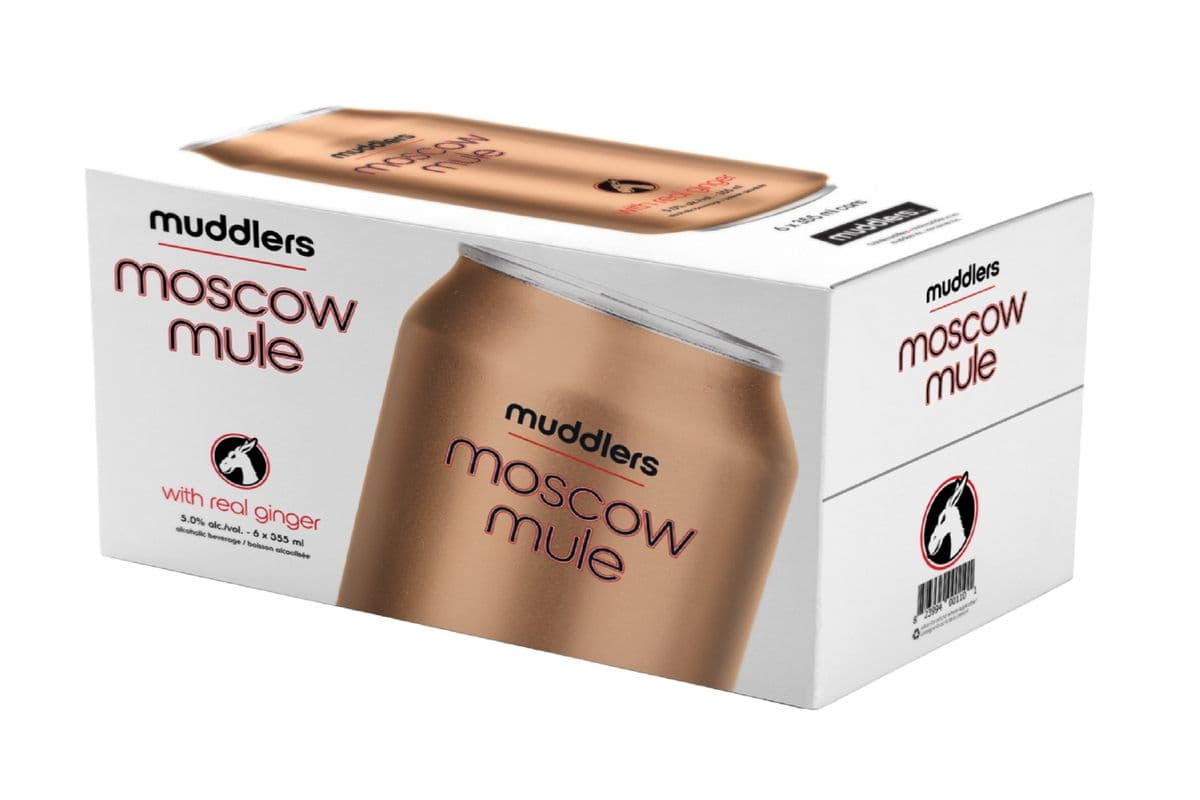 808928. Muddlers - Moscow Mule (6 Cans) (1 x 6pc)