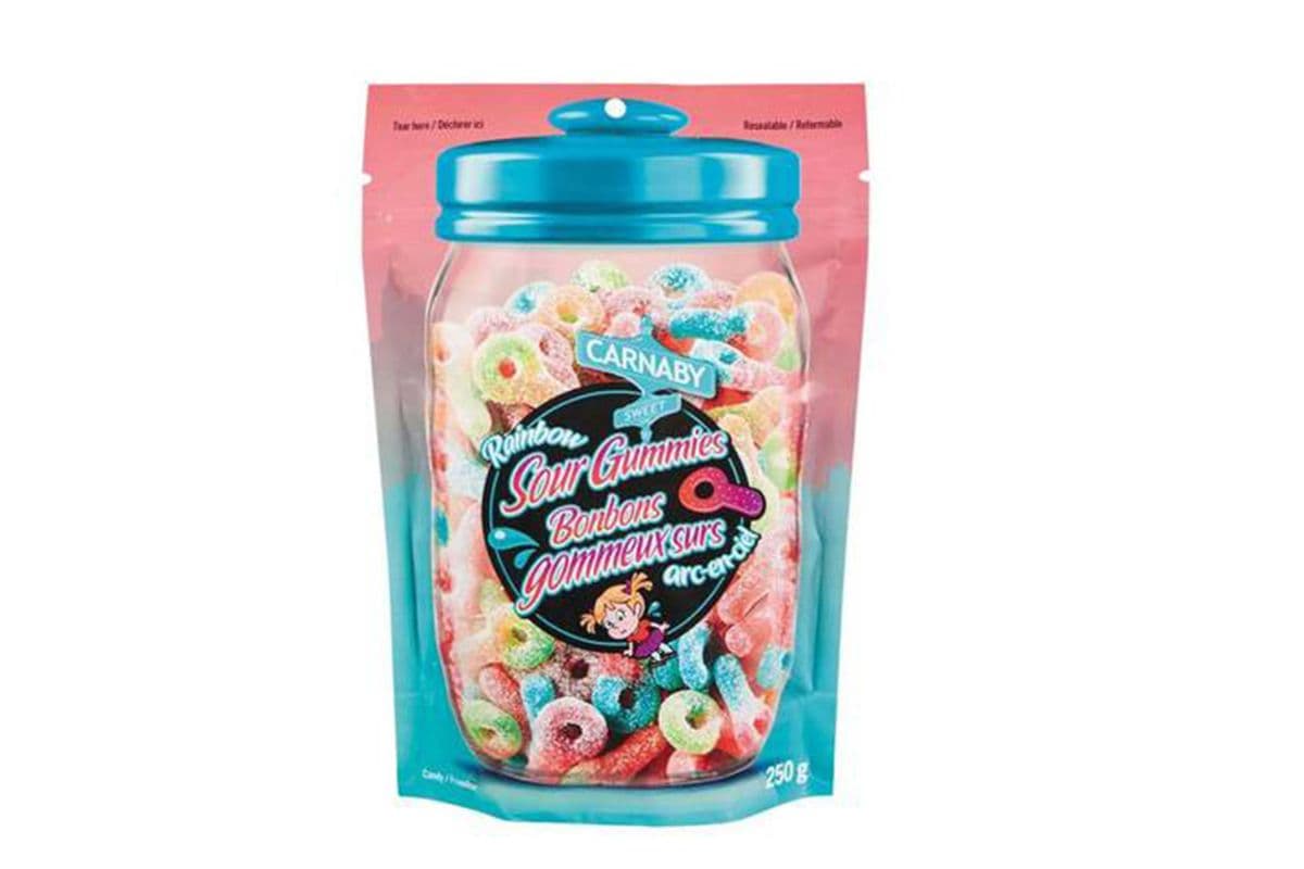 CARNABY Rainbow Sour Gummies 300g