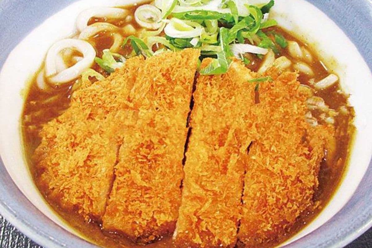 Deep Fried Pork Steak Udon Noodle Soup