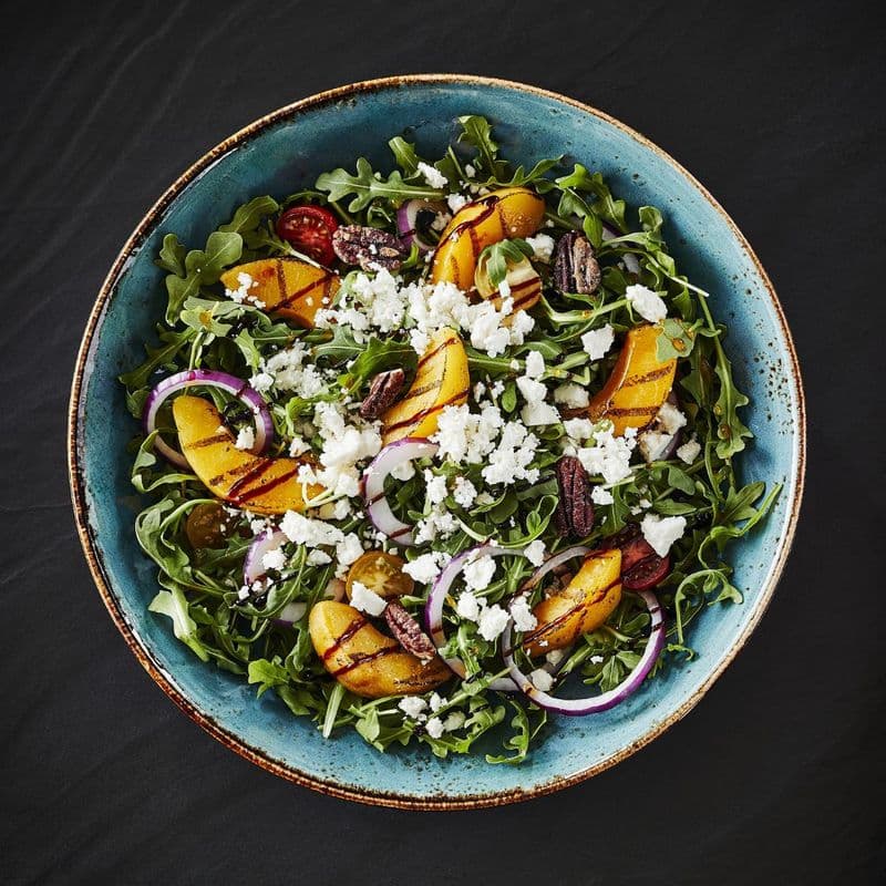Grilled Peach Salad