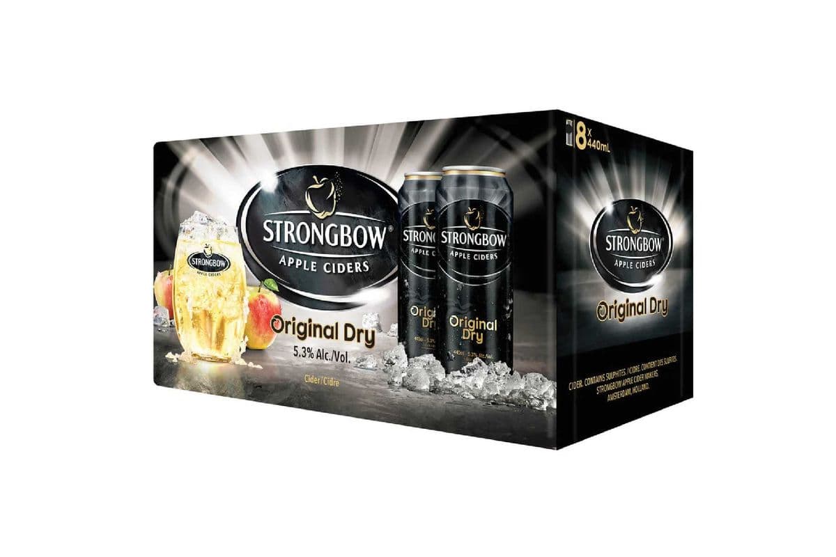 Strongbow Apple Cider Original Dry-8PK (8 x 440ml)