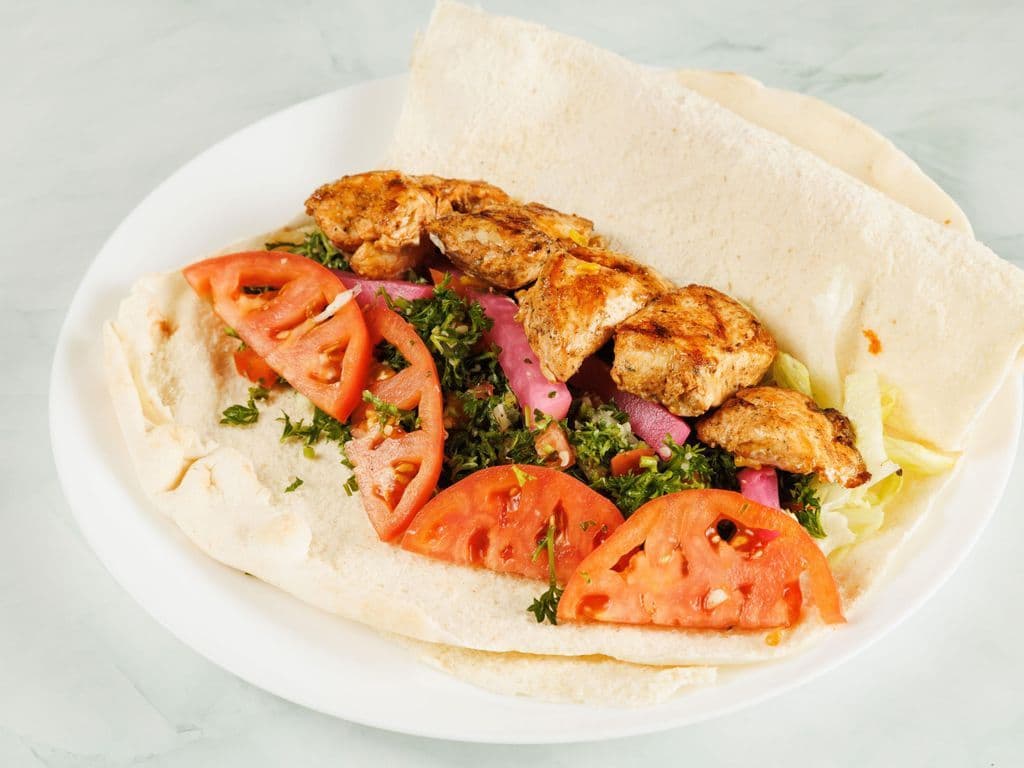 Shish Tawook Wrap
