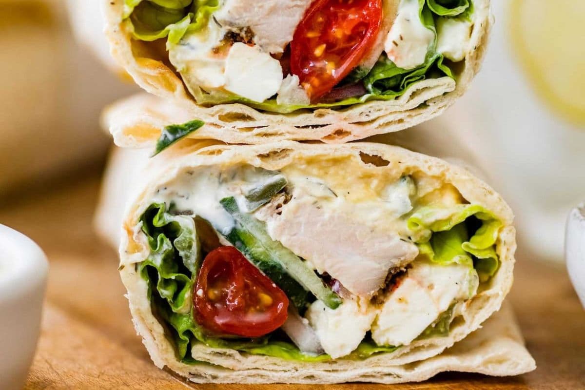 Greek Chicken Wrap