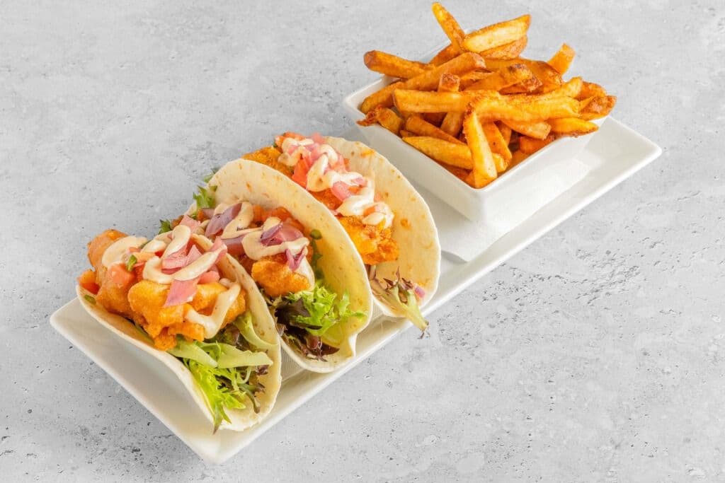 Crispy Haddock Tacos