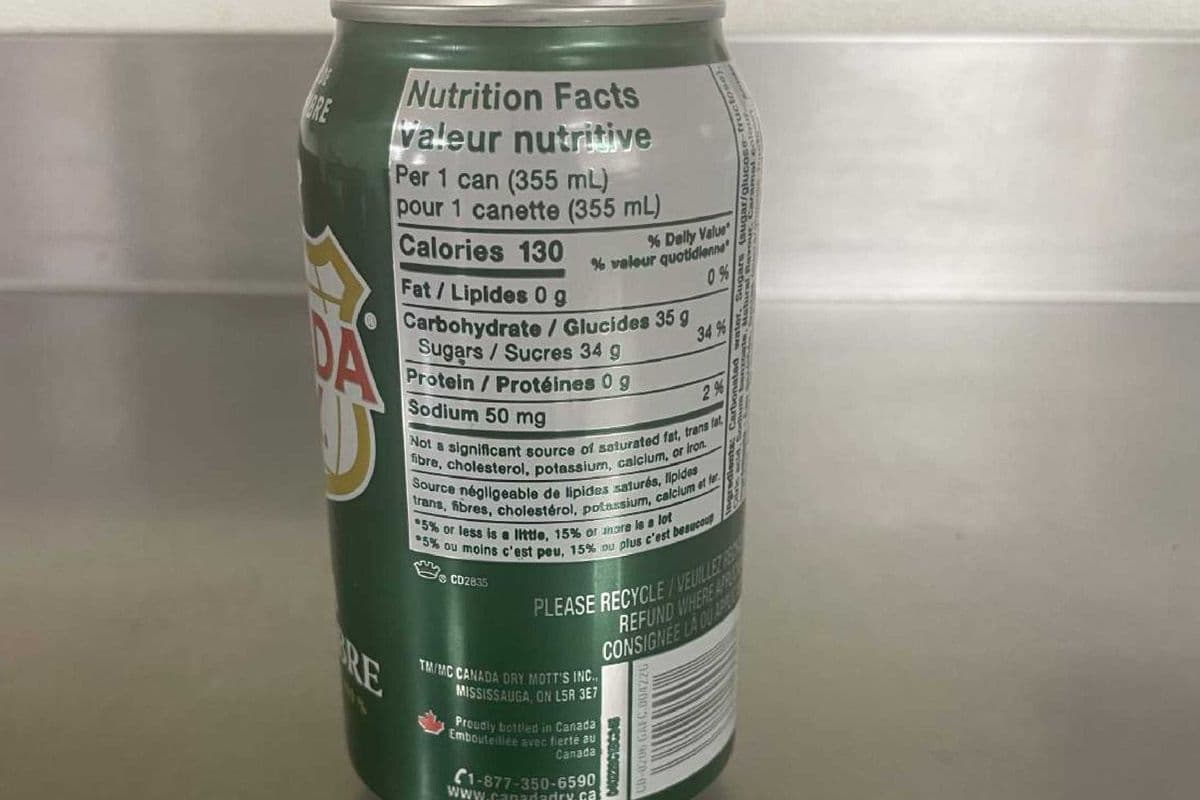 Ginger Ale (Can)
