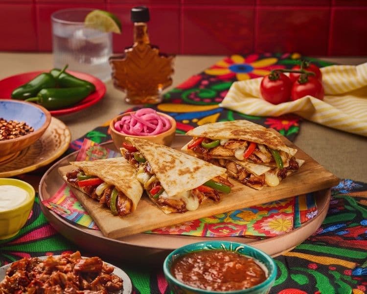 Quesadilla Poulet Chipotle et Érable