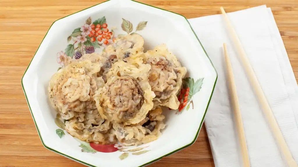 8. Grilled Butter Mushrooms (8 pcs)