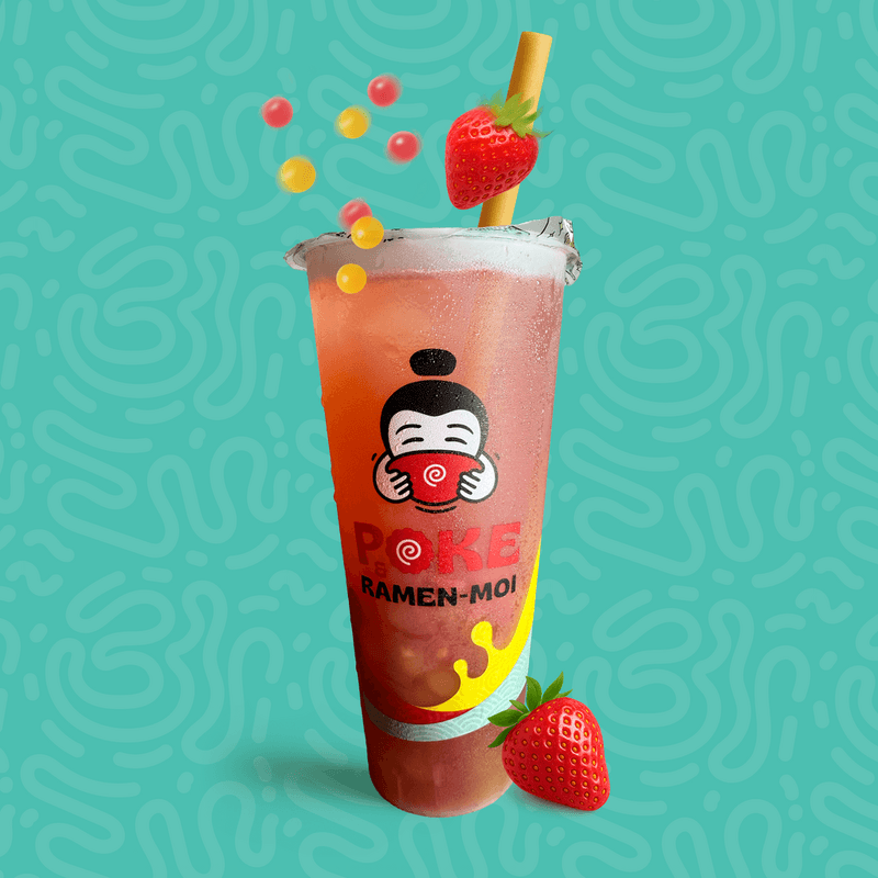 Fraisinette bubble tea