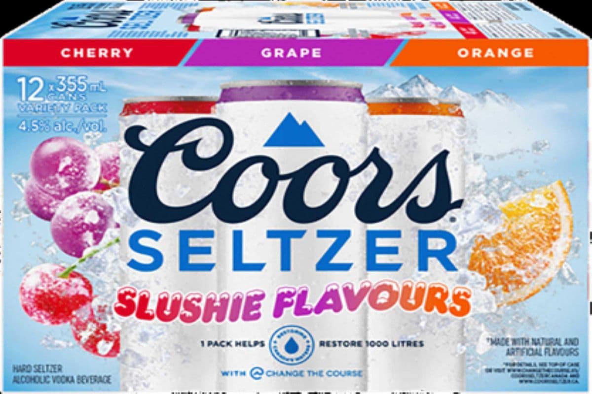 COORS SELTZER SLUSHIE MIXER PACK (12 x 355 ml)