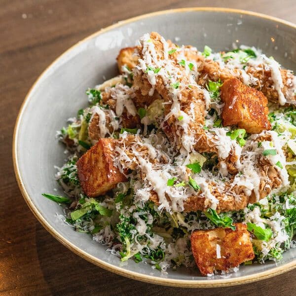 CRISPY CHICKEN KALE CAESAR