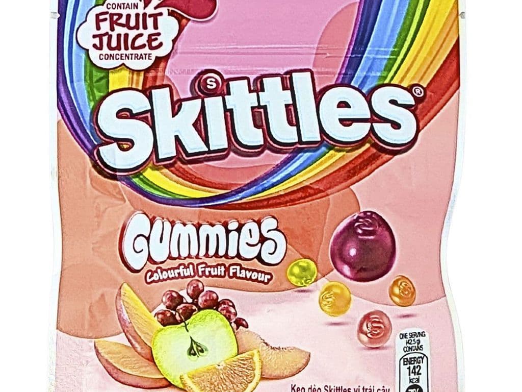 Skittles Gummies Fruit Mix China 42.5g Asian Candy Gummies