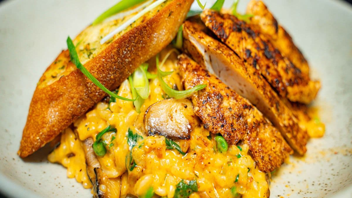 Bayou Chicken Risotto