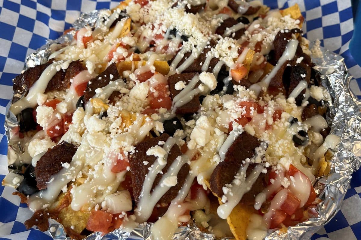 U-BAKE Donair Nachos 9" (Sauce on Side)