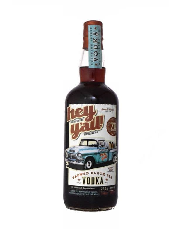 Hey Y'All Brewed Black Tea Vodka (1 x 750 ml)