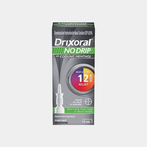 Drixoral No Drip avec fraîcheur menthol (15mL) / Drixoral No Drip Cooling Menthol (15mL)