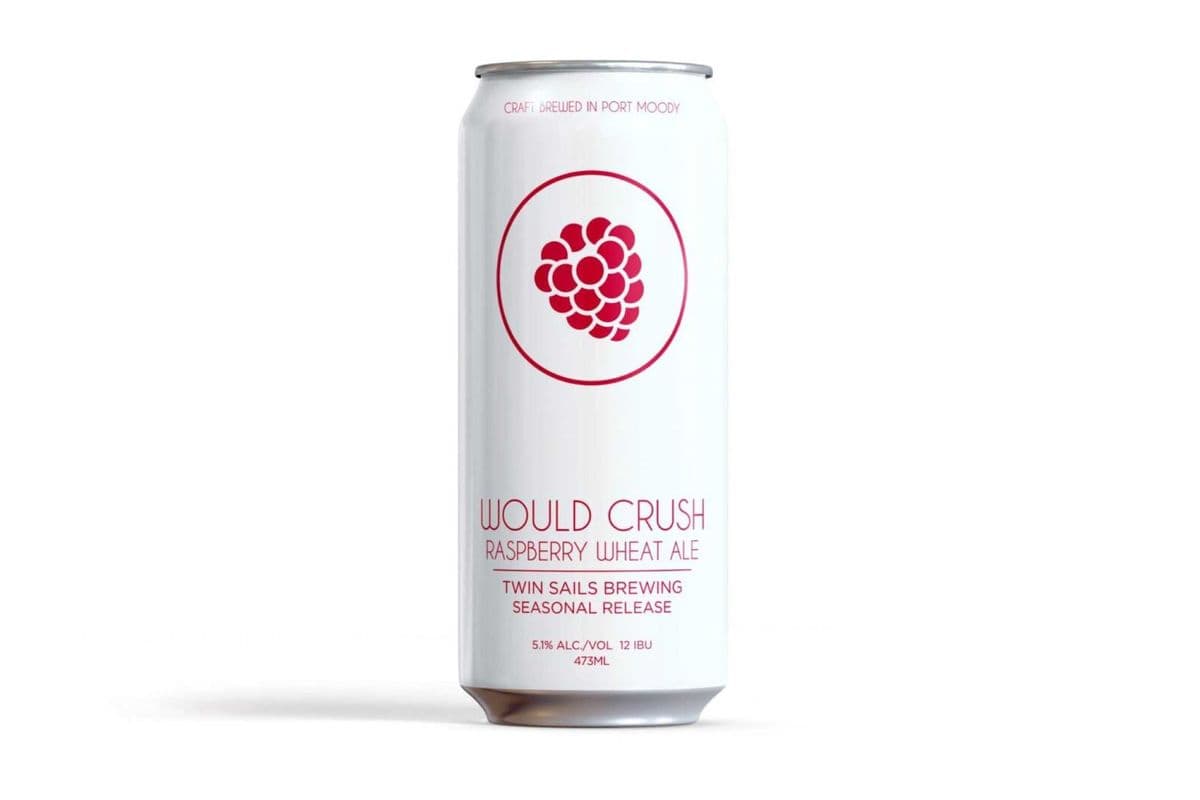 Twin Sails Brewing Would Crush Blue Raspberry Wheat Ale - 4x473mL Cans (4 x 473ml)