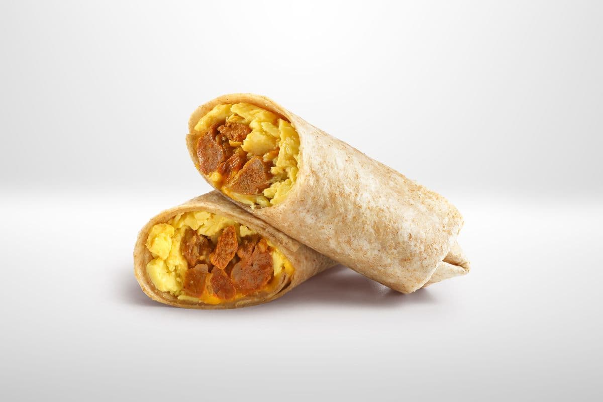 Spicy Chorizo Egg Breakfast Wrap