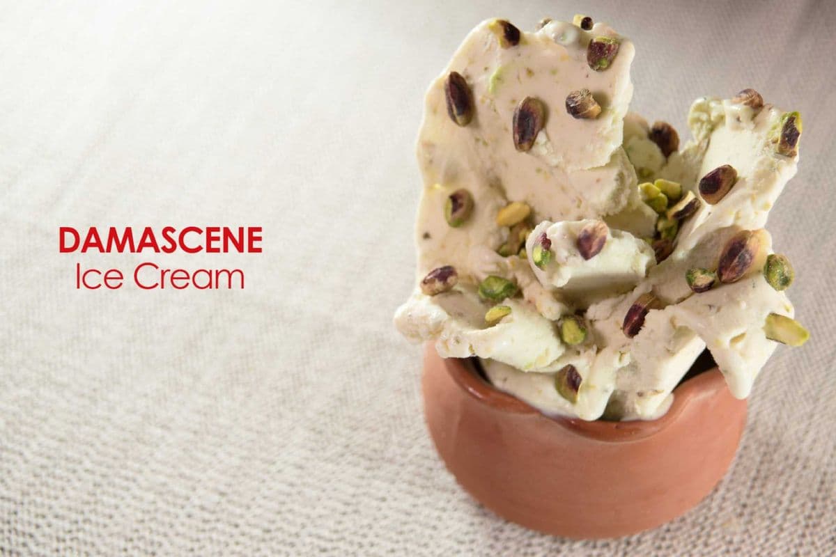 Damascene Ice Cream for One