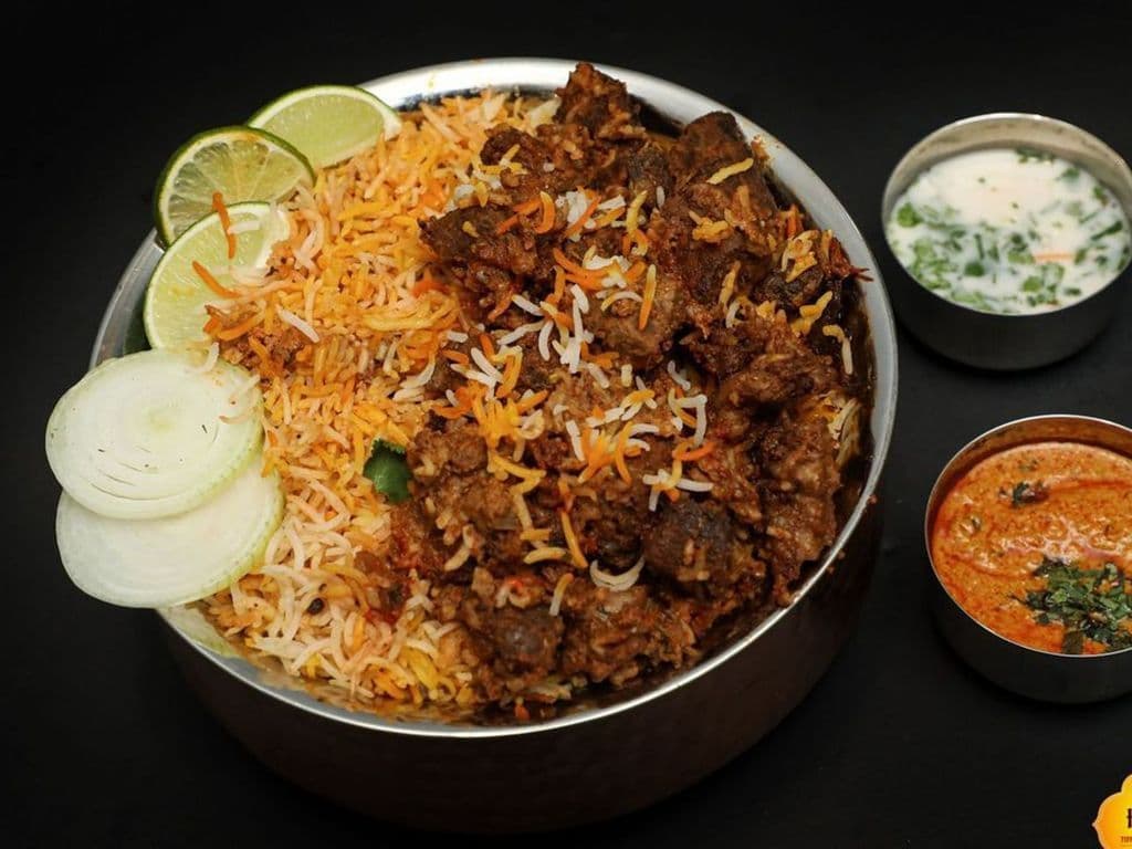 Mutton Dum Biryani / Agneau Dum Biryani