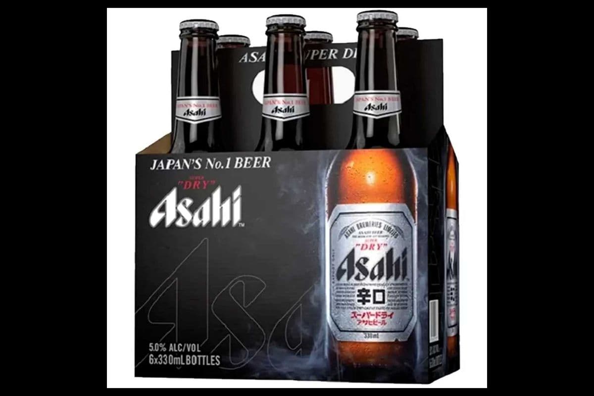 ASAHI SUPER DRY (6 x 330ML BOTTLES) (6 x 330ml)