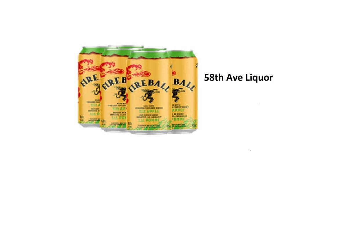 FIREBALL APPLE CINNAMON 6 CANS (1 x 6x355ML)