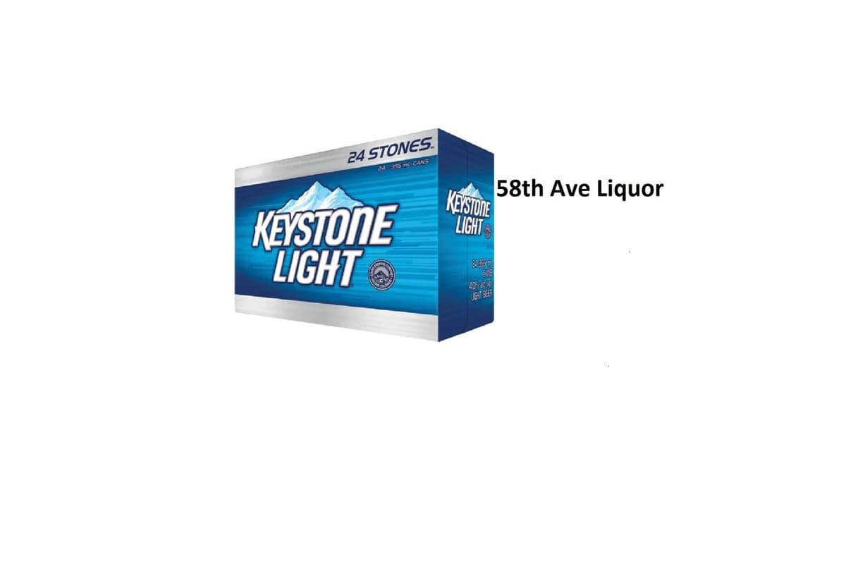 KEYSTONE LIGHT 24 CANS (1 x 24x355ML)