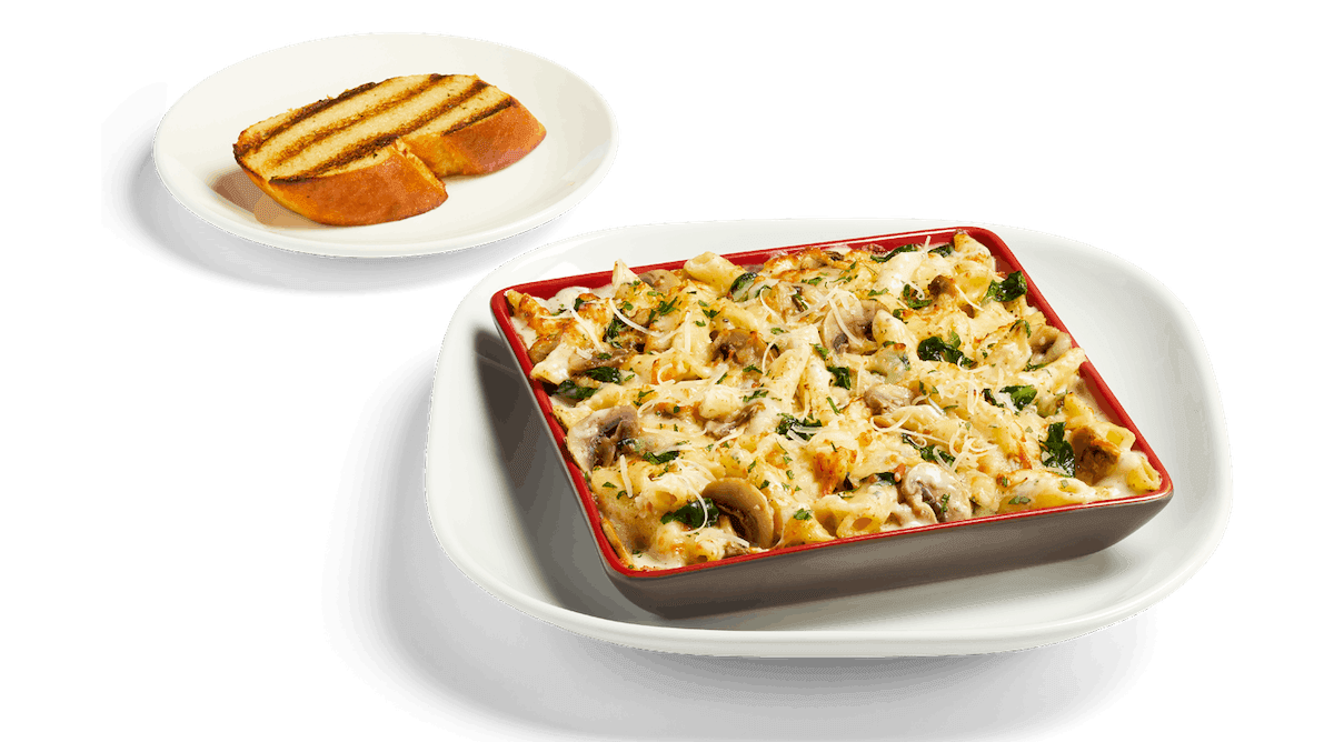 Creamy Mushroom Spinach Bake