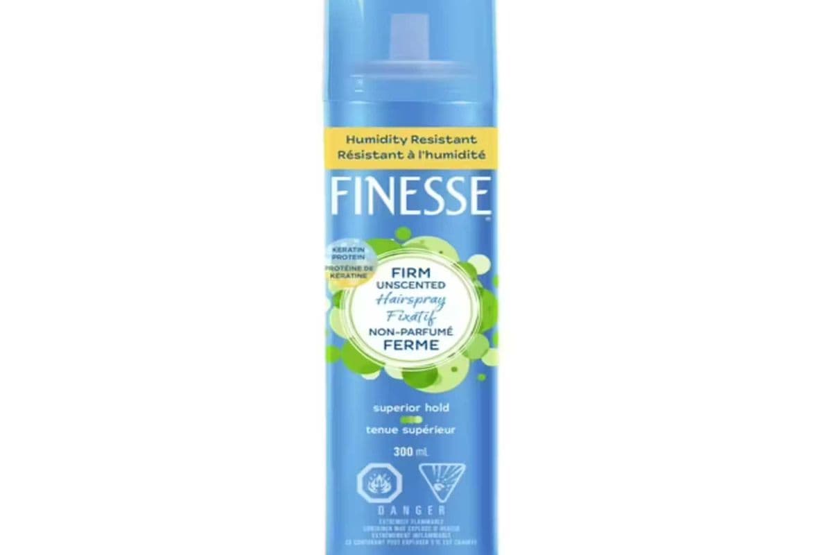 Finesse Firm Hold Unscented Aerosol Hairspray, 300ml